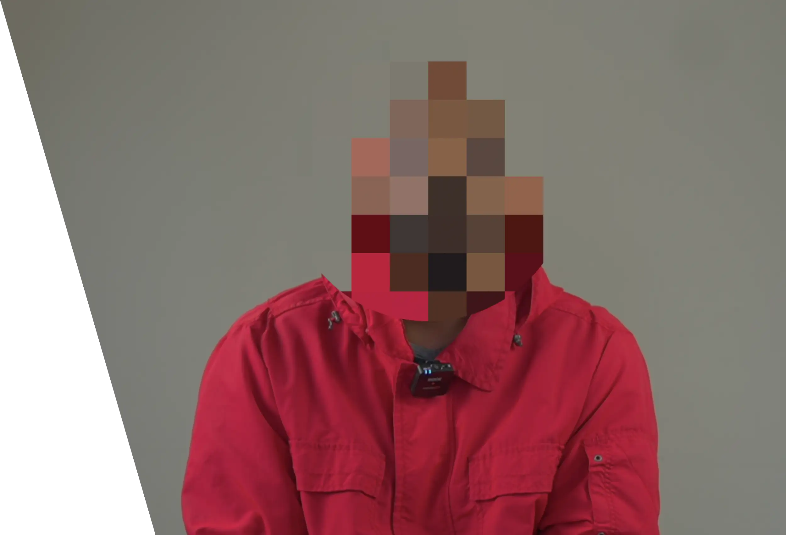Anonymous Male Testimony Photo